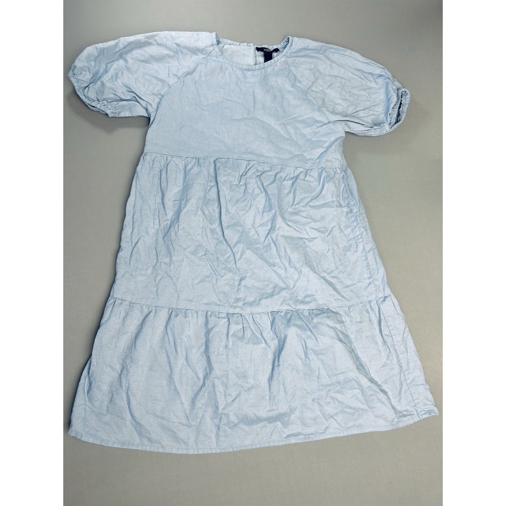 Aqua Girls‎ L Babydoll Style Light Blue Dress (READ)